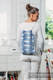 Sac à cordons en retailles d’écharpes (100% coton) - FISH'KA BIG BLUE - taille standard 32 cm x 43 cm #babywearing