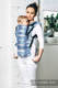 Mochila LennyUp, talla estándar, tejido jaquard 100% algodón - conversión de fular FISH'KA BIG BLUE  #babywearing