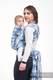 Żakardowa chusta do noszenia dzieci, bawełna - FISH'KA WIELKI BŁĘKIT - rozmiar XS #babywearing