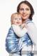 Żakardowa chusta do noszenia dzieci, bawełna - FISH'KA WIELKI BŁĘKIT - rozmiar XS #babywearing