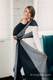 Fular Línea Básica - OBSIDIAN, tejido de sarga cruzada, 100% algodón, talla M  #babywearing