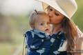 Porte-bébé ergonomique- taille toddler - jacquard - 65% coton, 35% soie - LARINA - Deuxième génération #babywearing