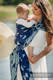 Fular, tejido jacquard (65% algodón, 35% seda) - LARINA - talla L (grado B) #babywearing