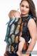 LennyUp Carrier, Standard Size, jacquard weave 100% cotton - PAINTED FEATHERS RAINBOW DARK #babywearing