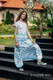 LennyAladdin Bambú - talla 2XL/3XL - ICED LACE TURQUOISE & WHITE #babywearing