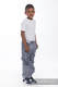 LennyJogger - Größe 116 - Denim Blue mit Grau #babywearing