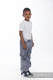 LennyJogger - Größe 110 - Denim Blue mit Grau #babywearing