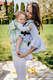 Mochila ergonómica, talla bebé, jacquard 100% algodón - FRESH LEMON - Segunda generación #babywearing