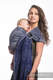 Żakardowa chusta kółkowa do noszenia dzieci, bawełna, ramię bez zakładek - PRZYGODA MORSKA - CICHA ZATOKA - long 2.1m #babywearing