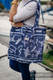 Shoulder bag made of wrap fabric (100% cotton) - SEA STORIES - standard size 37cmx37cm #babywearing