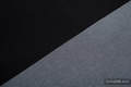 Bandolera de anillas Línea Básica - OBSIDIAN - 100% algodón,  tejido de sarga cruzada - con plegado simple - long 2.1m (grado B) #babywearing