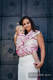 Baby Wrap, Jacquard Weave - 62% cotton, 38% silk - SYMPHONY SWEETNESS - size M #babywearing