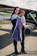 Żakardowa chusta kółkowa do noszenia dzieci, bawełna, ramię bez zakładek - DOOKOŁA ŚWIATA - long 2.1m #babywearing