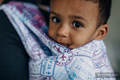 Fular, tejido jacquard (100% algodón) - AROUND THE WORLD - talla L (grado B) #babywearing