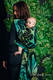 Żakardowa chusta do noszenia dzieci, 100% bawełna - MONSTERA - rozmiar XL #babywearing
