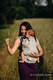 LennyUp Carrier, Standard Size, jacquard weave (65% cotton, 35% linen) - QUEEN OF THE NIGHT - ONLY SILENCE #babywearing