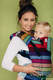 Ergonomic Carrier, Baby Size, broken-twill weave 100% cotton - CAROUSEL OF COLORS - Second Generation #babywearing