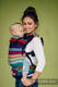 Mochila LennyUp, talla estándar, sarga cruzada 100% algodón - conversión de fular CAROUSEL OF COLORS #babywearing