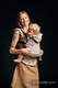 Mochila ergonómica, talla bebé, jacquard, (49% algodón, 51% seda) - SAFARI - WESTERN DESERT - Segunda generación #babywearing