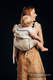 Lenny Buckle Onbuhimo baby carrier, toddler size, jacquard weave - (49% cotton, 51% silk) - SAFARI - WESTERN DESERT DESERT #babywearing