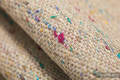 Baby Wrap, Jacquard Weave - (49% cotton, 51% silk) - SAFARI - WESTERN DESERT - size M #babywearing