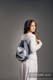 Mochila portaobjetos hecha de tejido de fular (100% algodón) - MOONLIGHT EAGLE - talla estándar 32cmx43cm #babywearing