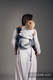 Nosidło Klamrowe ONBUHIMO z tkaniny żakardowej (100% bawełna), rozmiar Toddler - ORZEŁ W ŚWIETLE KSIĘŻYCA #babywearing