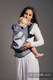 Ergonomic Carrier, Baby Size, jacquard weave 100% cotton - MOONLIGHT EAGLE  - Second Generation #babywearing