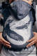Nosidełko Ergonomiczne z tkaniny żakardowej 100% bawełna , Baby Size, ORZEŁ W ŚWIETLE KSIĘŻYCA - Druga Generacja (drugi gatunek) #babywearing