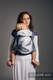 WRAP-TAI portabebé Mini con capucha/ jacquard sarga/100% algodón/ MOONLIGHT EAGLE #babywearing