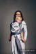 Żakardowa chusta do noszenia dzieci, bawełna - ORZEŁ  W ŚWIETLE KSIĘŻYCA - rozmiar XL #babywearing