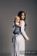 Żakardowa chusta do noszenia dzieci, bawełna - ORZEŁ W ŚWIETLE KSIĘŻYCA - rozmiar M (drugi gatunek) #babywearing