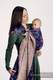 RingSling, Jacquardwebung (100% Baumwolle), Raffung an den Ringen - THE SECRET MAGNOLIA - long 2.1m #babywearing