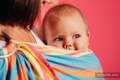 Sling, sergé brisé (40 % bambou + 60 % coton) - PINACOLADA  - standard 1.8m #babywearing