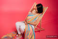 Baby Sling, Broken Twill Weave (bamboo + cotton) - Pinacolada - size S #babywearing