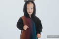 Grenouillère ours - taille 92 - Noir avec Big Love - Rainbow Dark #babywearing