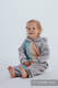 Buzo de osito - talla 62 - Mezcla de Grises con Big Love - Rainbow #babywearing