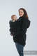 Babywearing Coat - Softshell - Black with Rainbow Lace Dark - size M (grade B) #babywearing