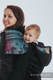 Babywearing Coat - Softshell - Black with Rainbow Lace Dark - size 5XL #babywearing