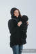 Babywearing Coat - Softshell - Black with Trinity Cosmos - size M #babywearing