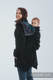 Babywearing Coat - Softshell - Black with Trinity Cosmos - size 4XL #babywearing