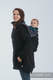 Babywearing Coat - Softshell - Black with Trinity Cosmos - size M (grade B) #babywearing
