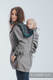 Kurtka do noszenia dzieci - Softshell - Szary Melanż z Trinity Kosmos - rozmiar 6XL #babywearing