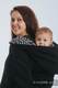 Asymetryczna Bluza - Czarna z Hematytem - rozmiar L (drugi gatunek) #babywearing