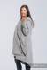 Asymetryczna Bluza - Szary Melanż z Perłą - rozmiar M #babywearing