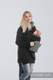 Babywearing Sweatshirt 3.0 - Black with Hematite - size 3XL #babywearing