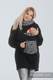 Babywearing Sweatshirt 3.0 - Black with Hematite - size 4XL #babywearing