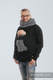 Babywearing Sweatshirt 3.0 - Black with Hematite - size 4XL #babywearing