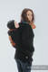 Bluza do noszenia dzieci 3.0 - Czarna z Symfonią Tęczą Dark - rozmiar M #babywearing