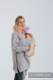 Babywearing Sweatshirt 3.0 - Gray Melange with Symphony Rainbow Light - size 5XL #babywearing